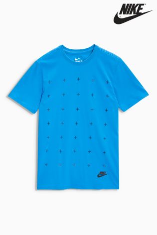 Blue Nike Futura Tee